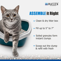 Maissen Bentonite Activated Classic Quick-Clumping Non-Dust Smart Bentonite Cat Litter - 5kg (Pack of 1)