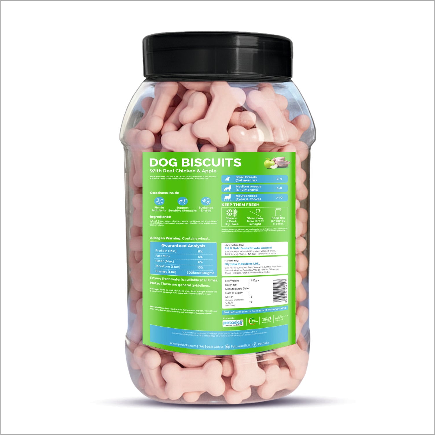Petoska Dog Biscuits 