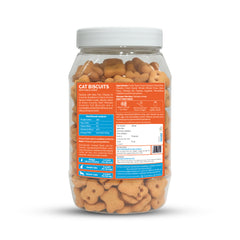 Petoska Crunchy Cat Biscuit Tuna & Carrot, 250 gms