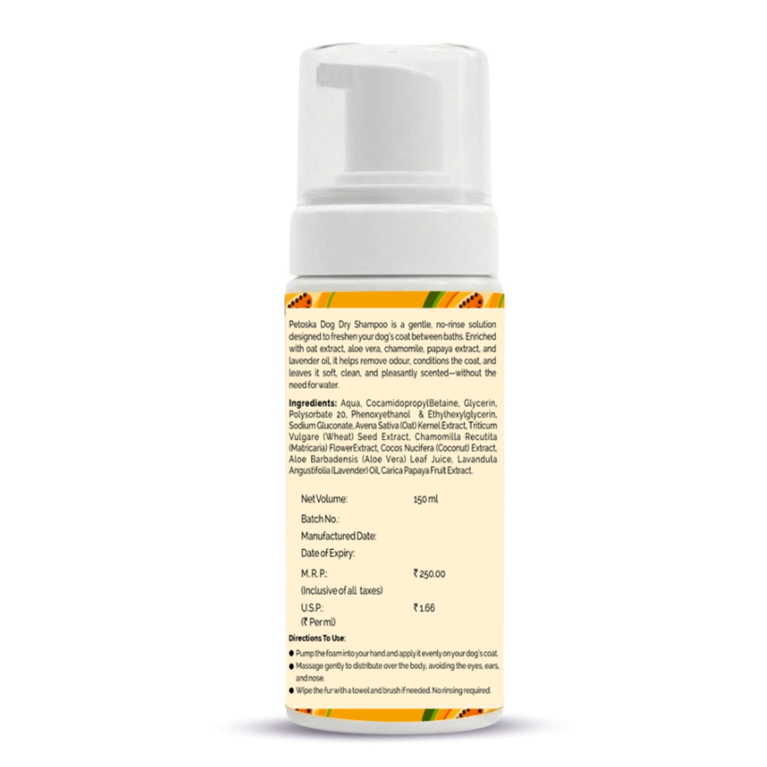 waterless dog shampoo spray