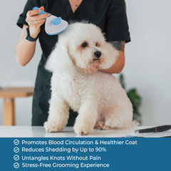 Petoska Hair Slicker Deshedding Brush for Dogs and Cats