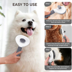 Petoska Hair Slicker Deshedding Brush for Dogs and Cats