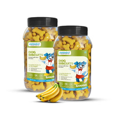 Dog Biscuits Banana Flavoured for All Bread