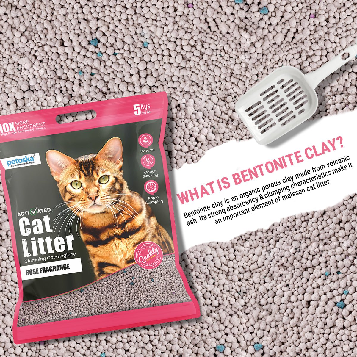 Litter for cats