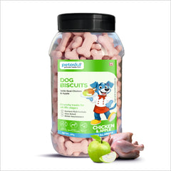 Petoska Dog Biscuits - Chicken & Apple 500g