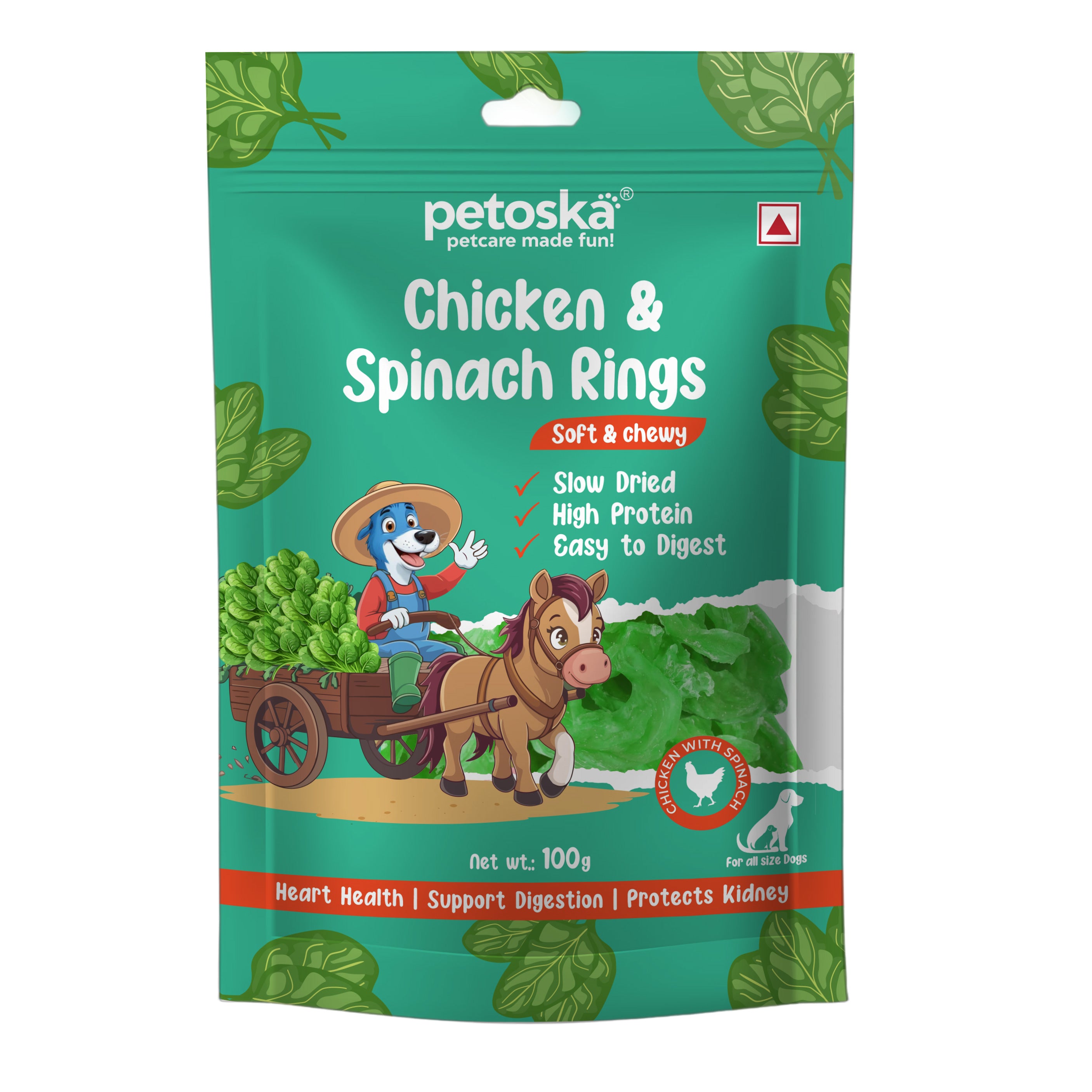 chicken spinach treats