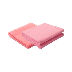 Petoska Waterproof Reusable Washable Dog & Cat Pee Pads & Pet Dry Sheet Coral & Pink - Pack Of 2