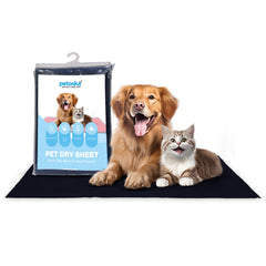 Petoska Waterproof Reusable Washable Pee Pads & Pet Dry Sheet Dark Blue - Pack Of 1