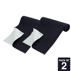 Petoska Waterproof Reusable Washable Dog & Cat Pee Pads & Pet Dry Sheet Dark Blue -Large Size (Pack Of 2)