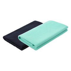 Petoska Waterproof Reusable Washable Dog & Cat Pee Pads & Pet Dry Sheet Dark Blue & Green - Pack Of 2