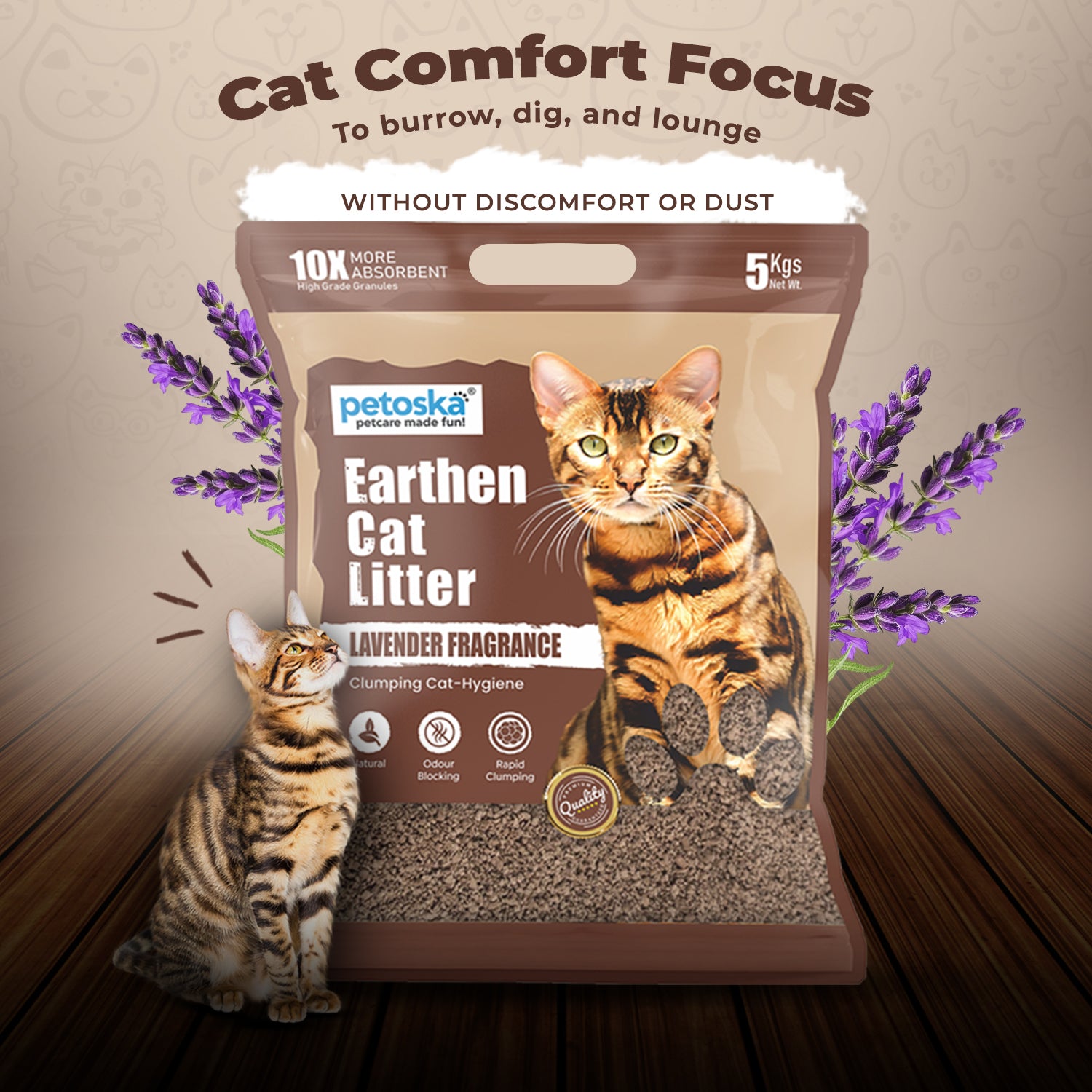 Eco friendly cat litter 