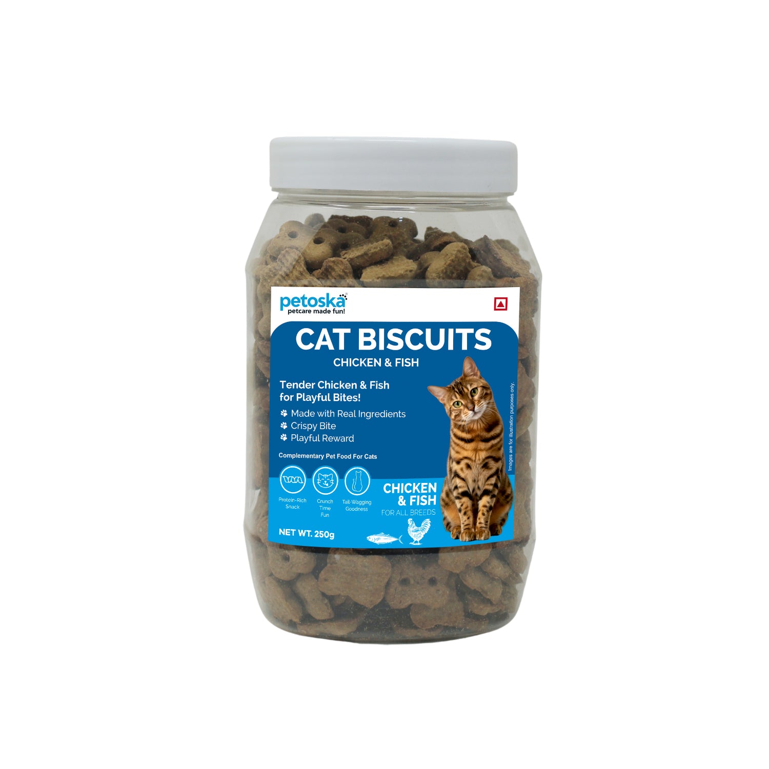 Crunchy Cat Biscuits 