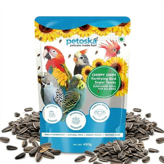 Chirpy Chips Sunflower Seeds for All Birds (450gms)