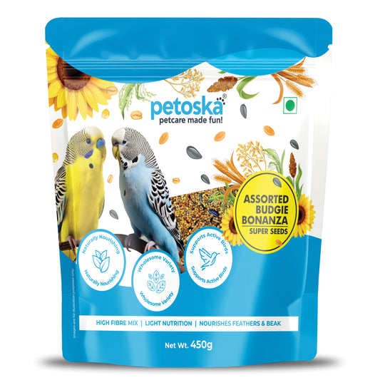 Budgie Bonanza Super Seeds for Budgies (450gms)