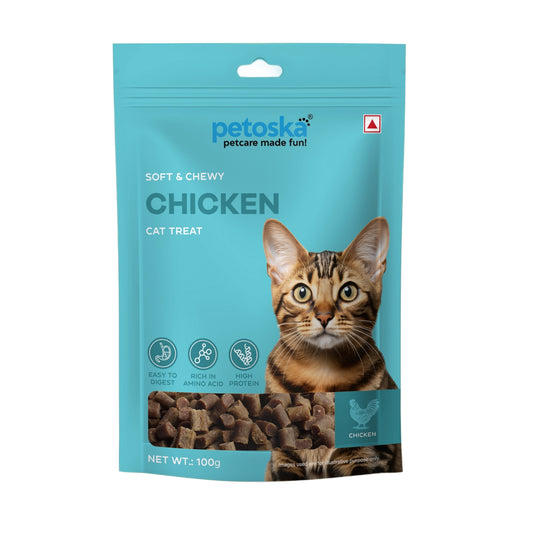 Chicken treats or cat