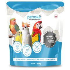 Beak Buffet Cuttlefish Bone Mineral Block for All Birds (200gms)