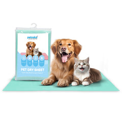 Petoska Waterproof Reusable Washable Pee Pads & Pet Dry Sheet Green - Pack Of 1