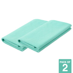 Petoska Waterproof Reusable Washable Dog & Cat Pee Pads & Pet Dry Sheet Green -Medium Size (Pack Of 2).