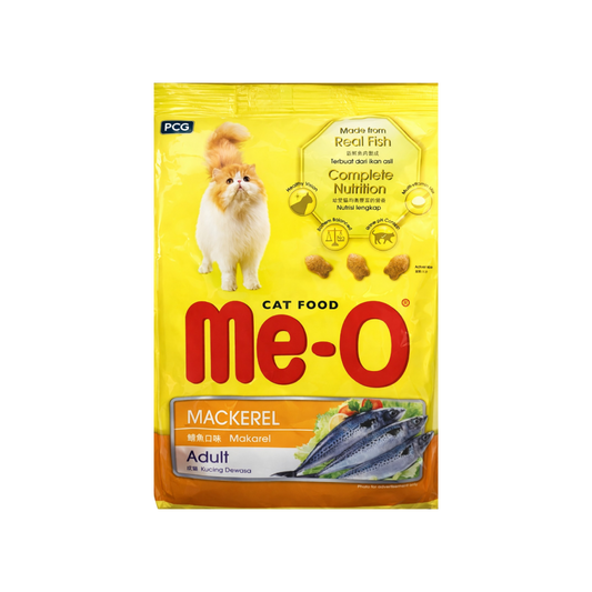 Me-O Adult Mackerel Flavour Dry Cat Food, 450 g Pack