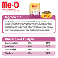 Me-O Adult Persian Dry Cat Food, 400 g Pack