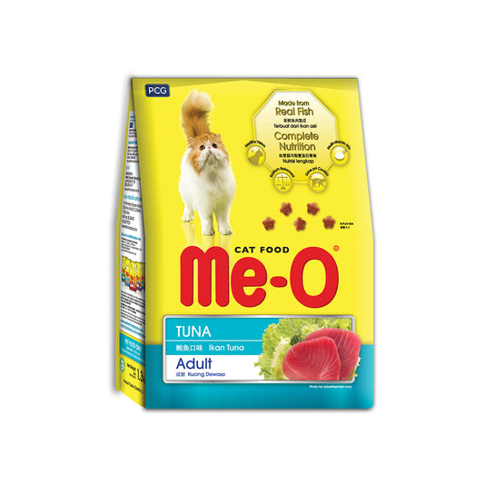 Me-O Tuna Dry Cat Food for Adult Cats , 1.2kg Pack