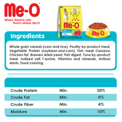 Me-O Adult Tuna Flavour Dry Cat Food for Cats 1 Year Plus- 3kg Pack