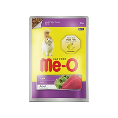 Me-O Kitten Wet Cat Food, Tuna in Jelly ,Complete and Balanced Nutrition, 80g Pouch