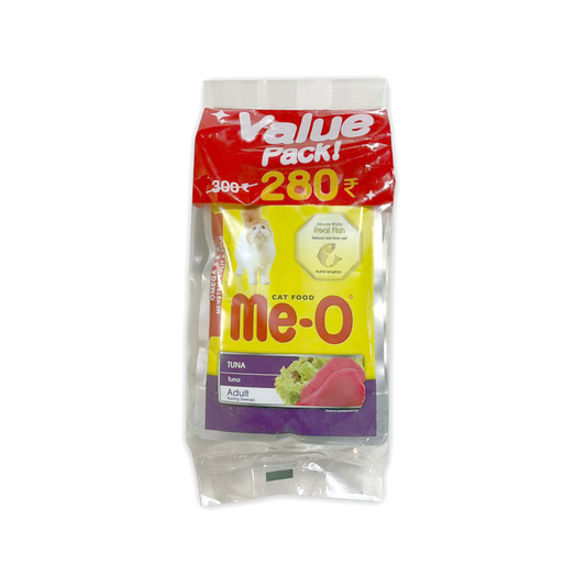 Me-O Tuna in Jelly Wet Cat Food for Cats, 6 × 80 g Pouches (480 g) | 5 + 1 Free Pack