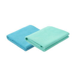 Petoska Waterproof Reusable Washable Dog & Cat Pee Pads & Pet Dry Sheet Peacock Blue & Green - Pack Of 2