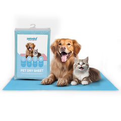 Petoska Waterproof Reusable Washable Pee Pads & Pet Dry Sheet Peacock Blue - Pack Of 1