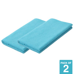 Petoska Waterproof Reusable Washable Dog & Cat Pee Pads & Pet Dry Sheet Peacock Blue -Large Size (Pack Of 2)