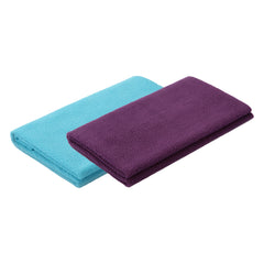Petoska Waterproof Reusable Washable Dog & Cat Pee Pads & Pet Dry Sheet Peacock Blue & Plum - Pack Of 2