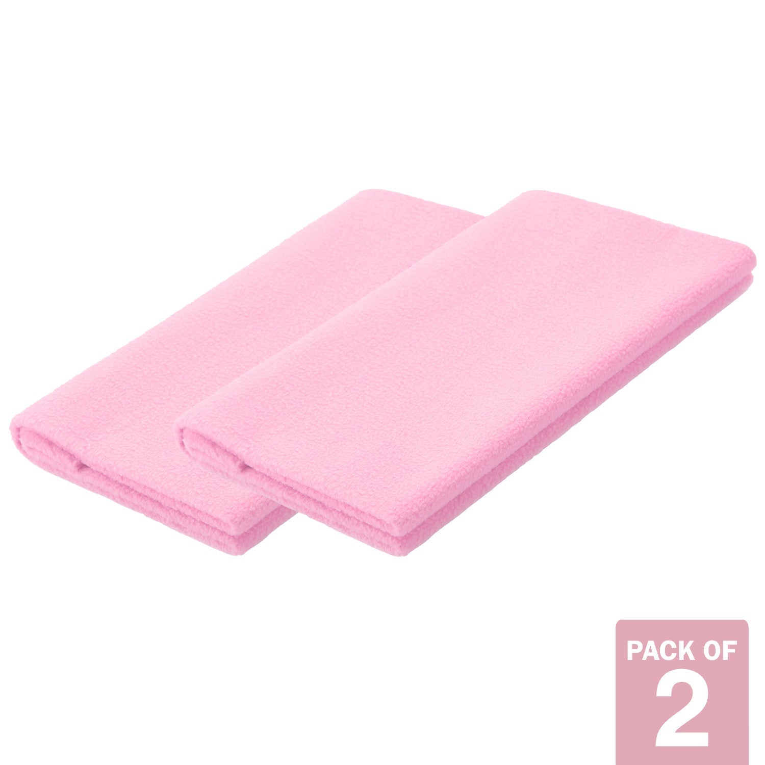 Petoska Waterproof Reusable Washable Dog & Cat Pee Pads & Pet Dry Sheet Pink -Medium Size (Pack Of 2).