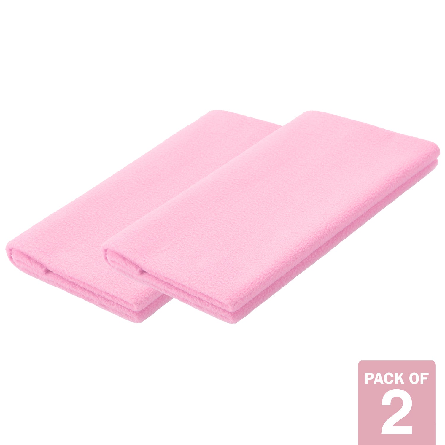 Petoska Waterproof Reusable Washable Dog & Cat Pee Pads & Pet Dry Sheet Pink-Large Size (Pack Of 2).