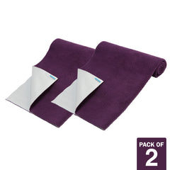 Petoska Waterproof Reusable Washable Dog & Cat Pee Pads & Pet Dry Sheet Plum -Medium Size (Pack Of 2)