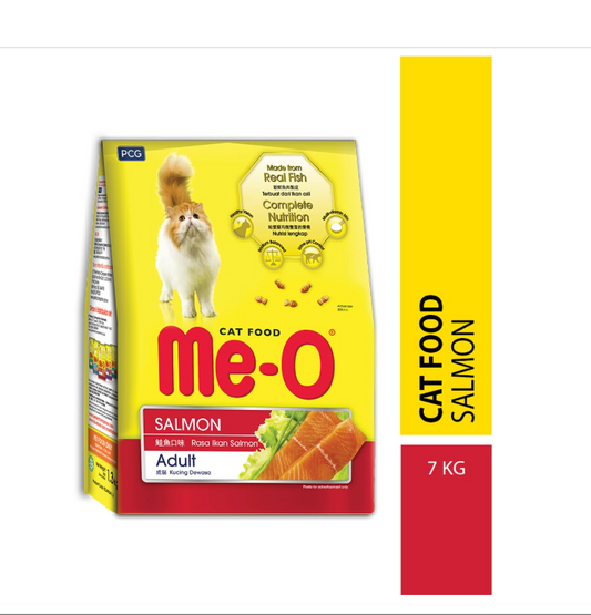 Me-O Adult Salmon Flavour Dry Cat Food, 7 kg Pack