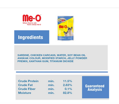 Me-O Adult Ocean Fish Flavour Wet Cat Food, 80 g (Pack of 12 Pouches)