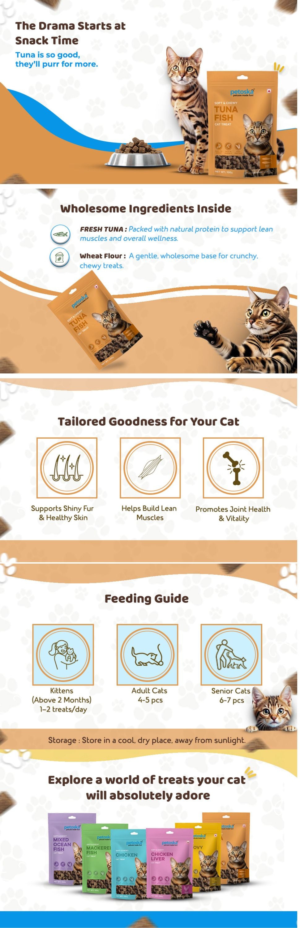 Tuna Fish Cat Treat (100gms)