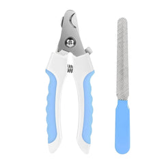 Petoska Nail Cutter with Filer for Dogs and Cats - Blue