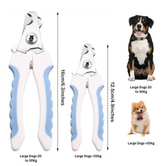 Petoska Nail Cutter with Filer for Dogs and Cats - Blue