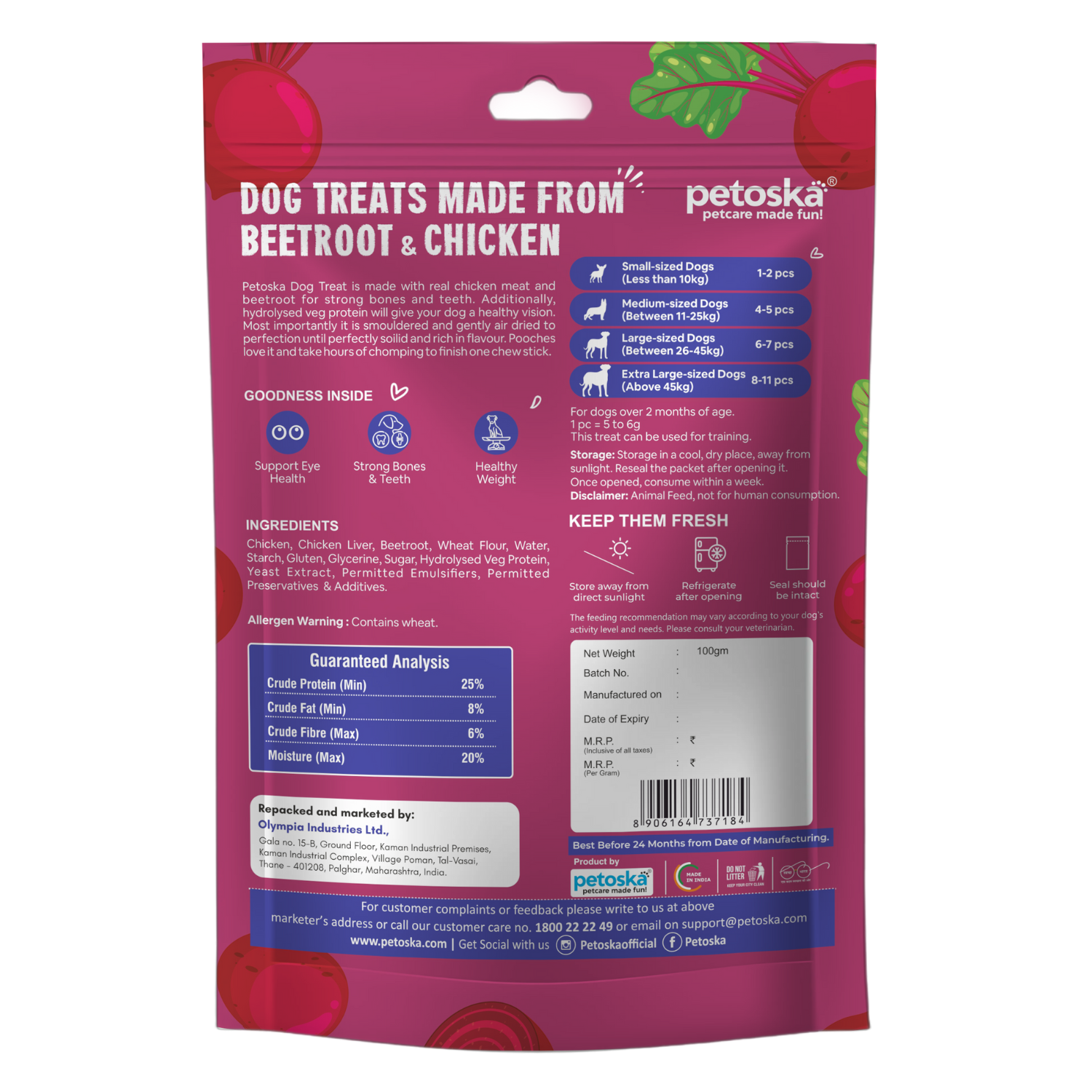 chicken dog treats