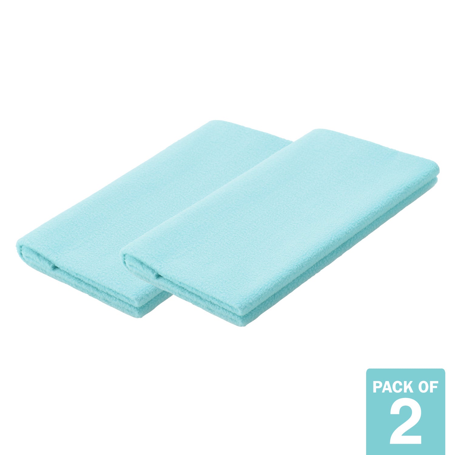 Petoska Waterproof Reusable Washable Dog & Cat Pee Pads & Pet Dry Sheet Peacock Blue -Small Size (Pack Of 2).