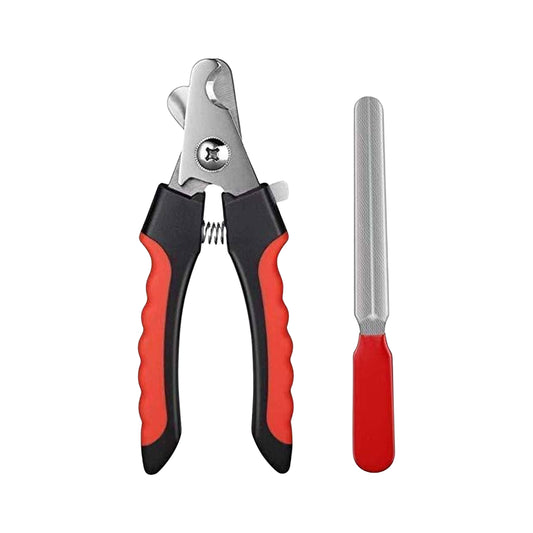 Petoska Nail Cutter with Filer for Dogs and Cats - Black