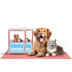 Petoska Waterproof Reusable Washable Dog & Cat Pee Pads & Pet Dry Sheet Coral-Large Size (Pack Of 2).