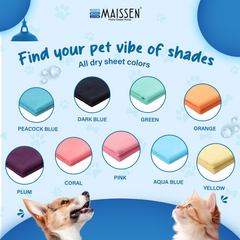 Petoska Waterproof Reusable Washable Pee Pads & Pet Dry Sheet Dark Blue - Pack Of 1