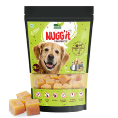 Nutribles Nugg'It Yourself | Real Yak & Cow Milk Cheese | Veg Nuggets | 100% Natural | Health Vegetarian Dog Treats | Dental Health & Gums | Nutritional Supplement for Dogs & Cats- Original Flavor