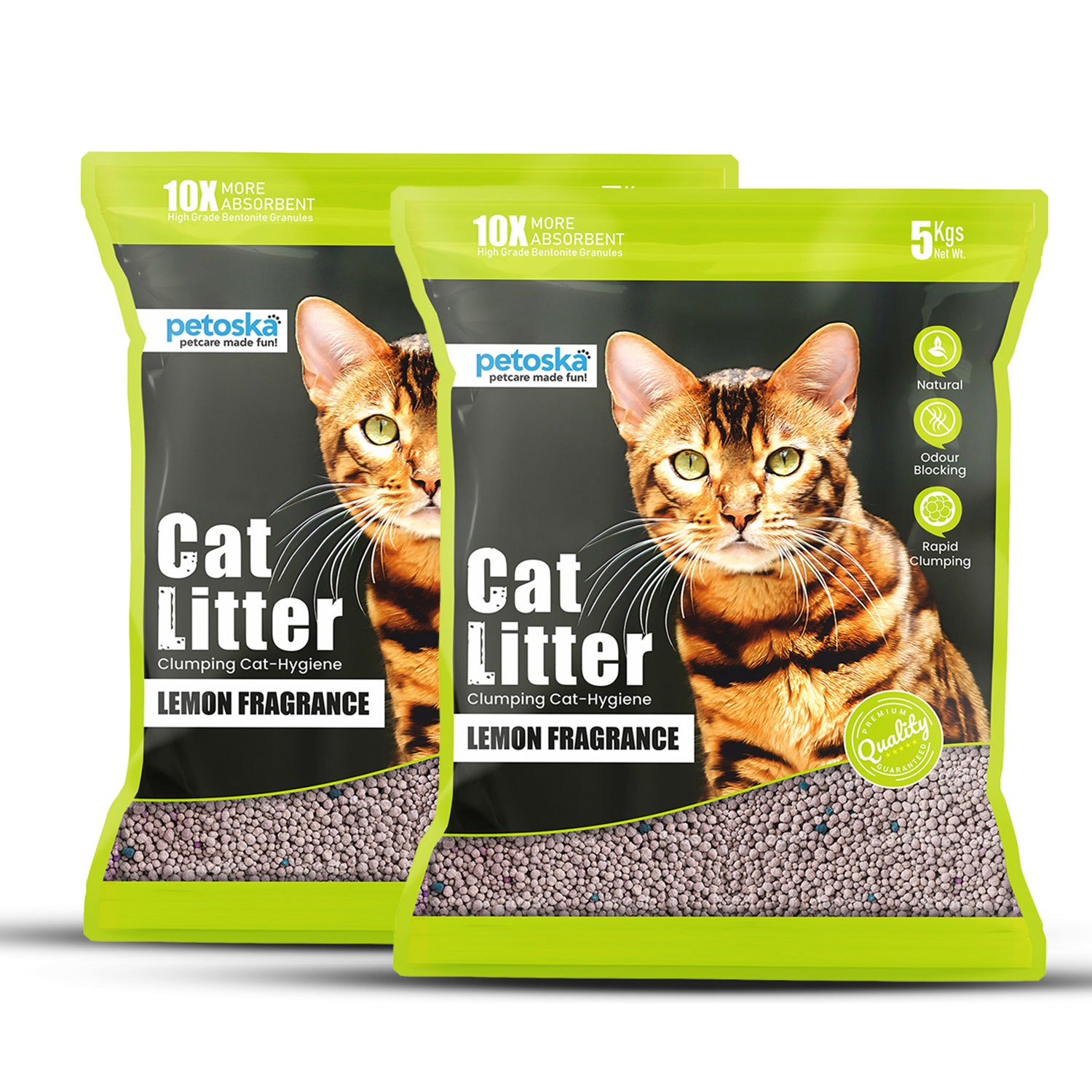 Scented cat litter
