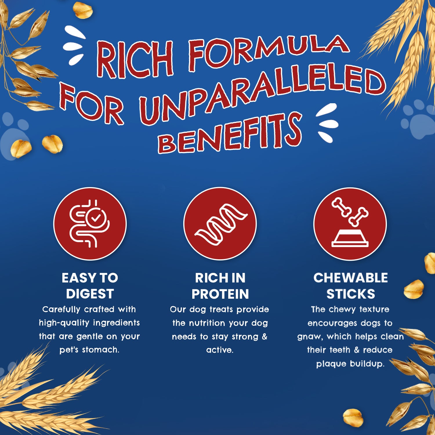 Petoska Dog Treats – Chicken Oats Stick, 100g Training treats