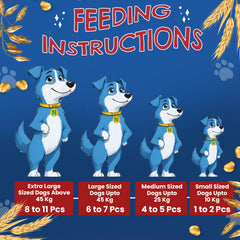 Petoska Chicken Oats Sticks Vitamin & Mineral Packed Snack for Pets Promotes Digestive Health, 100g Each - Pack Of 10.