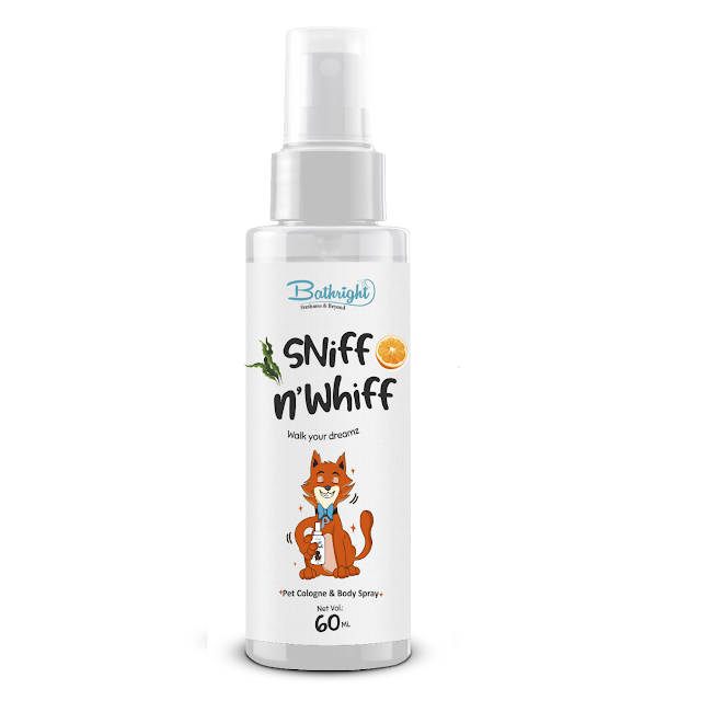 Bathright Dog Perfume Sniff n Whiff Pet Cologne and Body Spray for